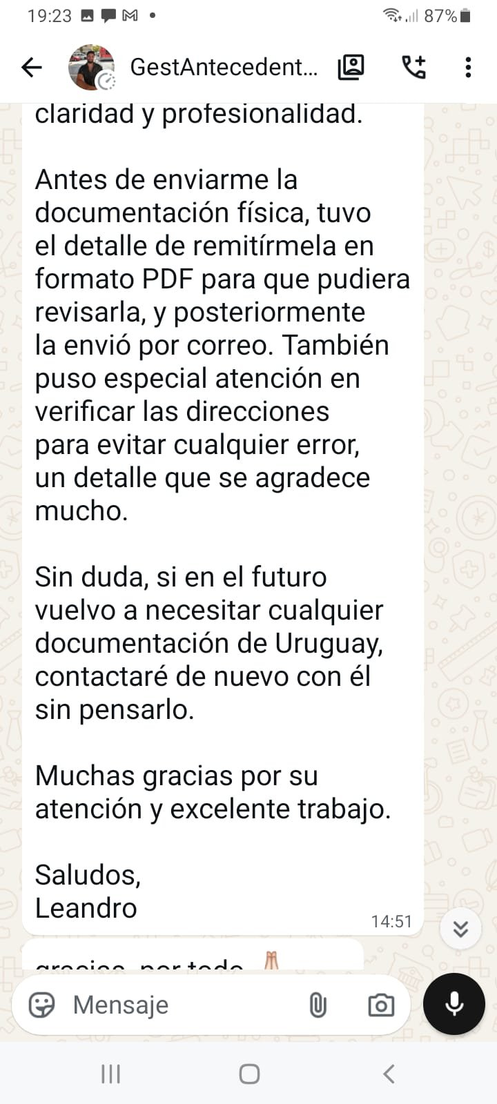 Testimonio real sobre búsqueda de partida